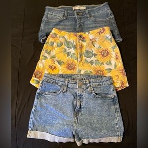 3 shorts bundle
